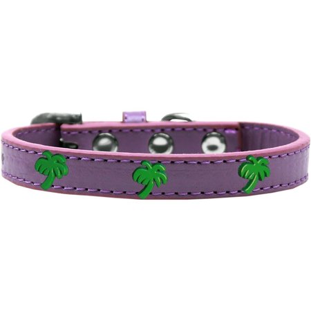 PET PAL Green Palm Tree Widget Dog CollarLavender Size 20 PE855539